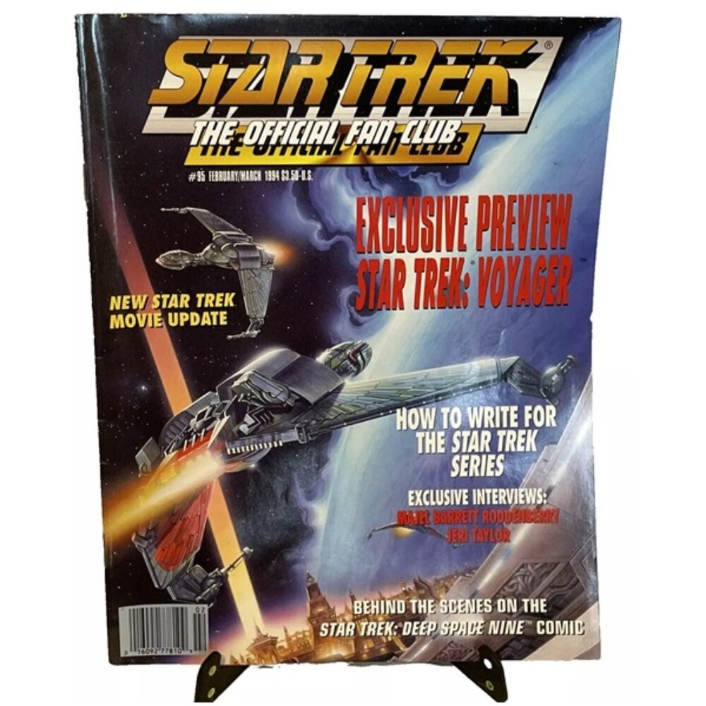 Star Trek the Official Fan Club Magazine #95 Feb 1994 Voyager Behind the Scenes
